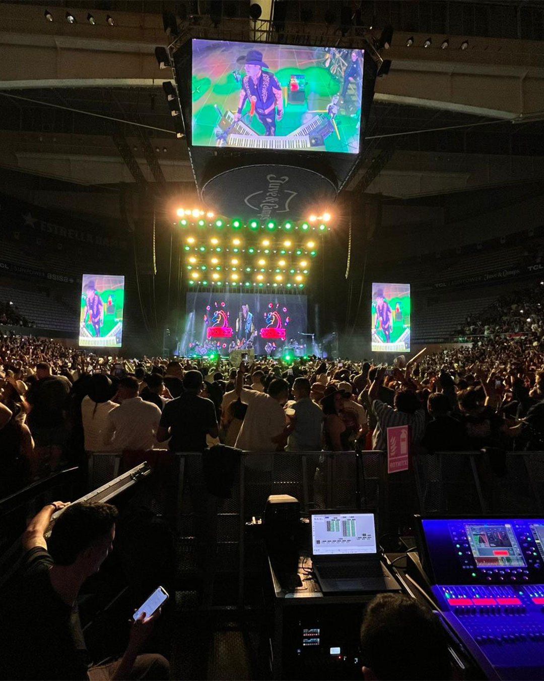 ARASO Sound and Lighting - Bronco - Olímpic Arena de Badalona - L-Acoustics - Robe - grandMA3